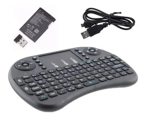Mini Teclado Inalámbrico i8 con Touchpad 2.4G para Smart TV, PC y Android