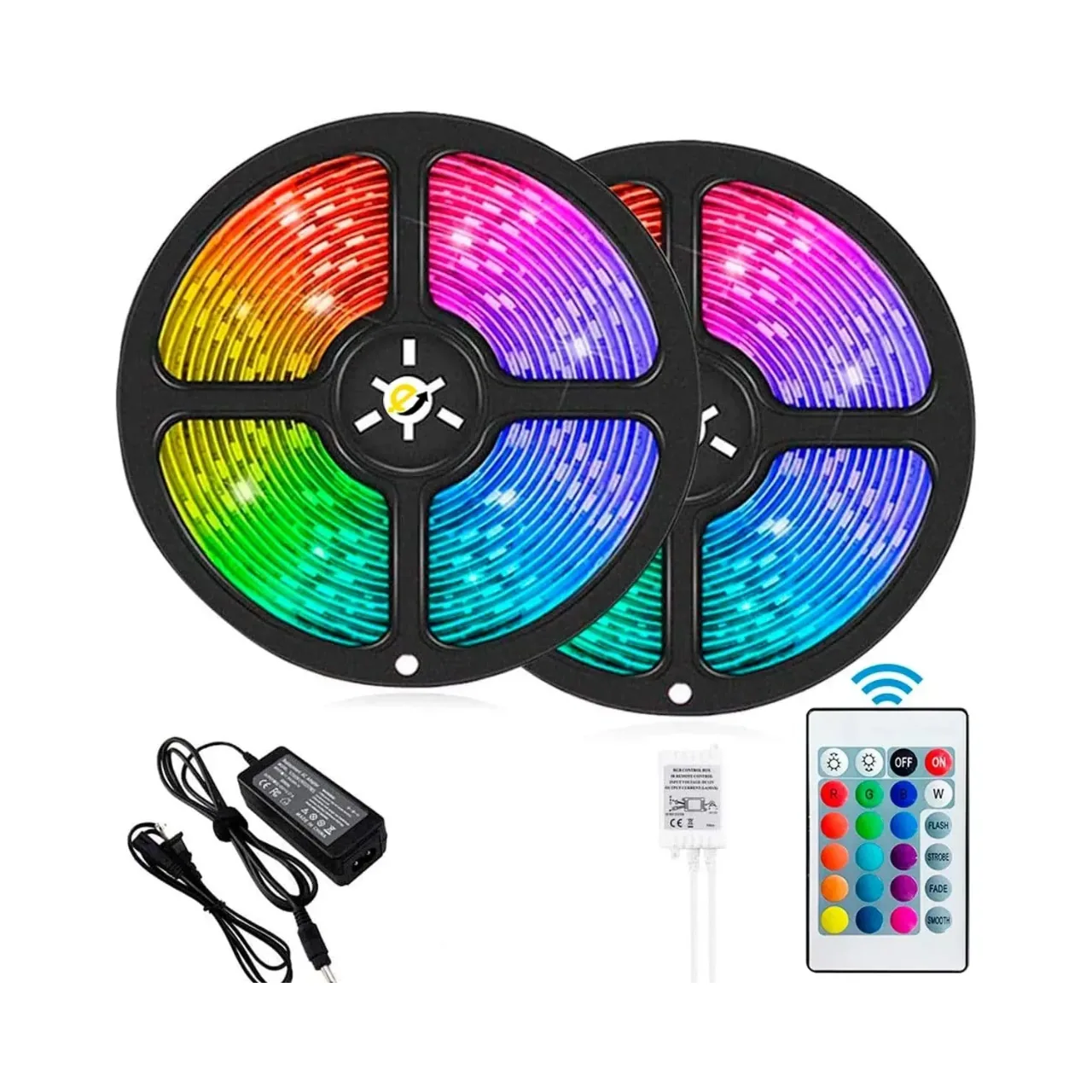 Cinta LED RGB Multicolor 10 Metros con Control
