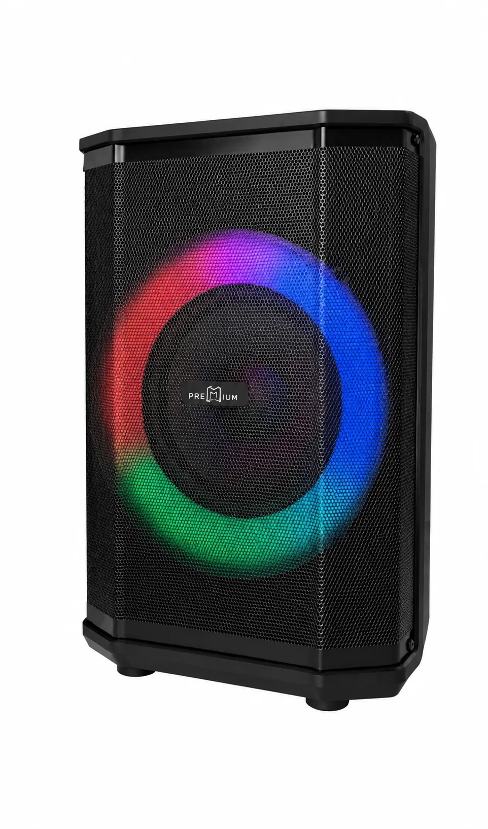 Parlante Bluetooth PT-SS159 8” Recargable 40W con Micrófono y Luces LED