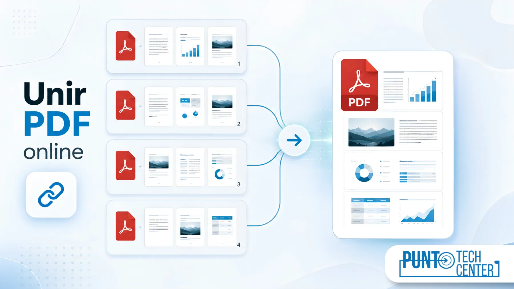 Herramienta para unir PDF online gratis