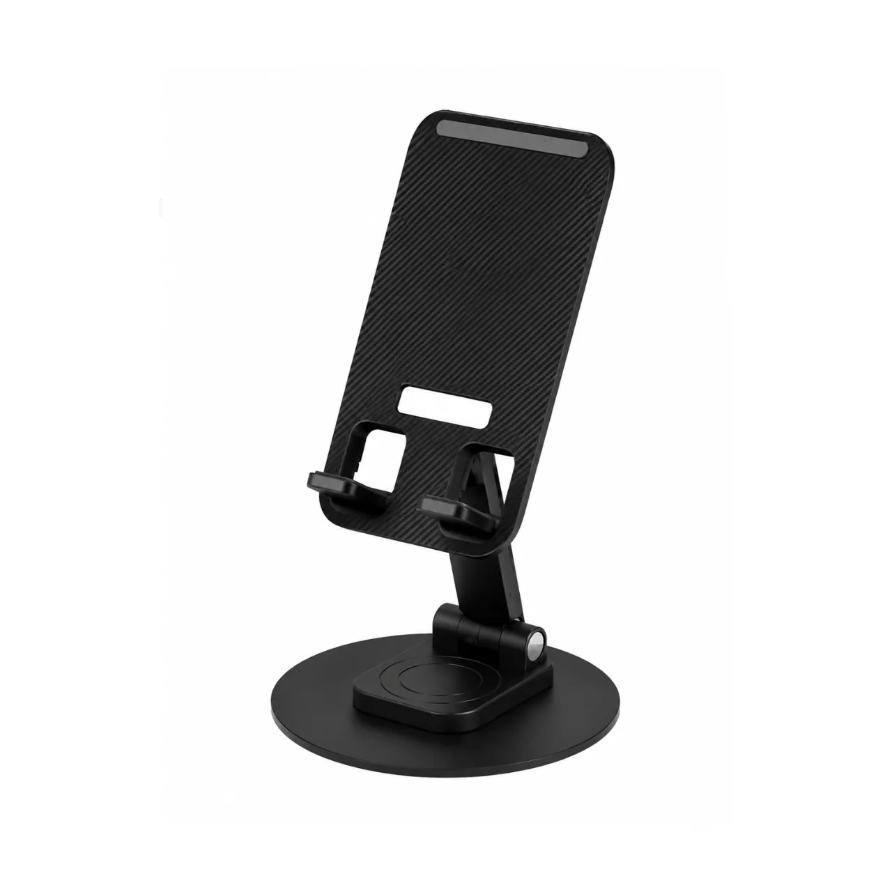 Soporte Plegable para Celular y Tablet Giratorio 360° con Base de Aluminio