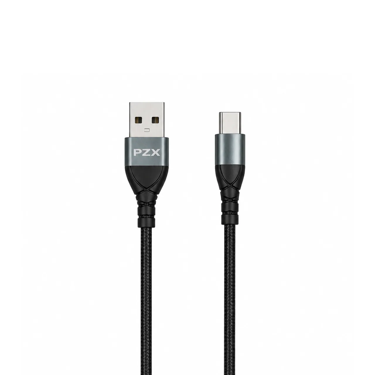 Cable USB a Tipo C 6A 1 Metro Nylon S-20 Carga y Datos PZX
