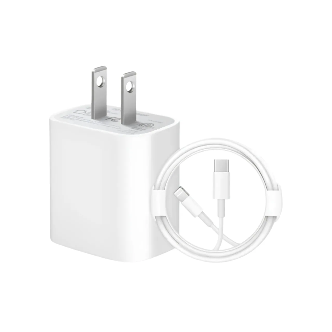 Cargador Rápido USB-C a Lightning para iPhone con Cable 1m