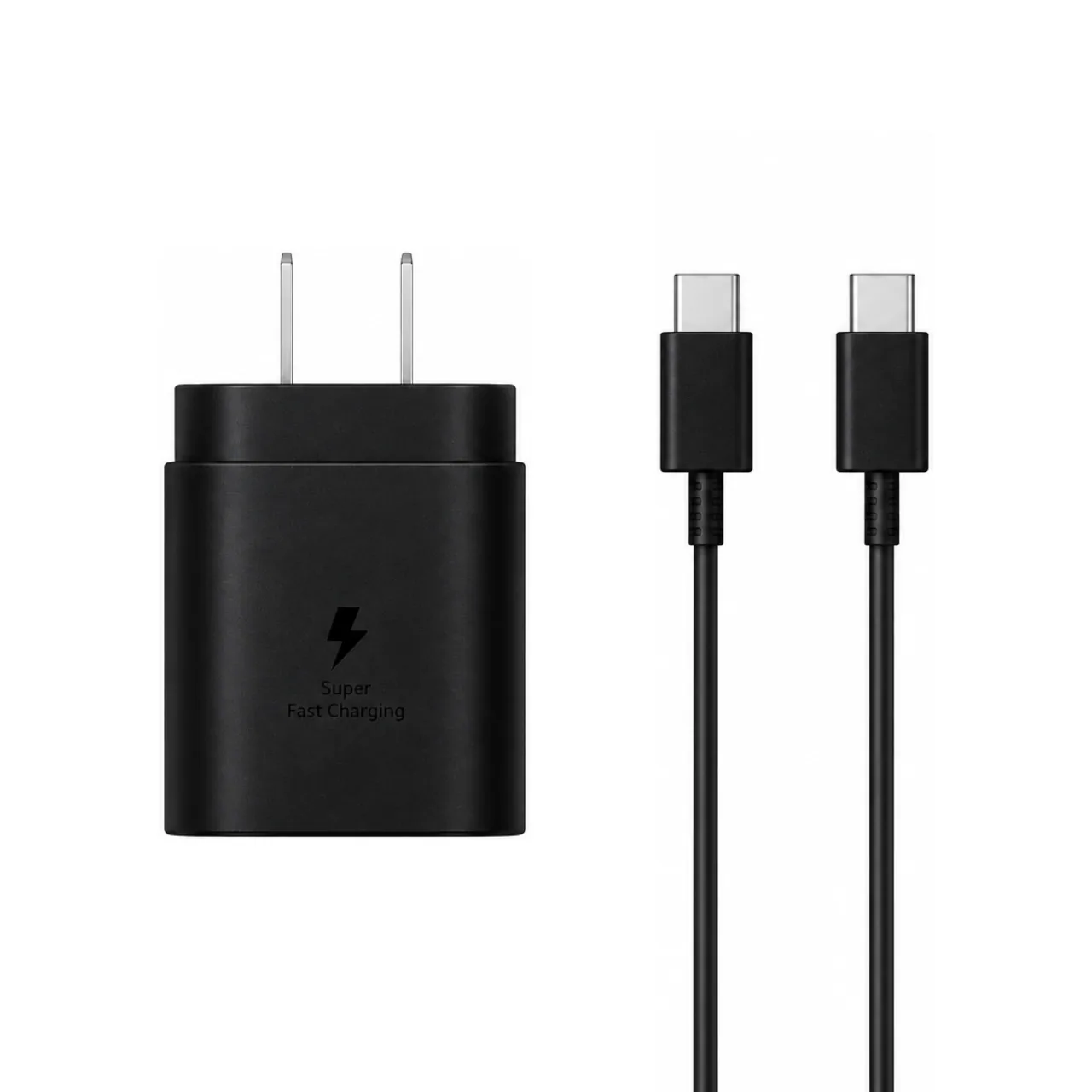 Cargador Samsung 25W USB-C PD Carga Súper Rápida Travel Adapter