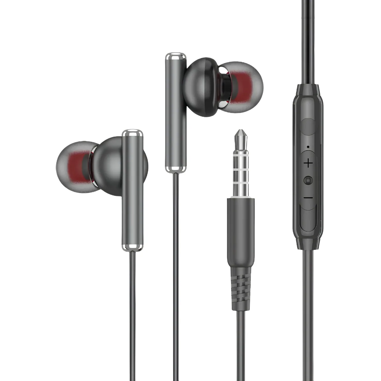 Audífonos Manos Libres PZX 1530 3.5mm con Micrófono Negros