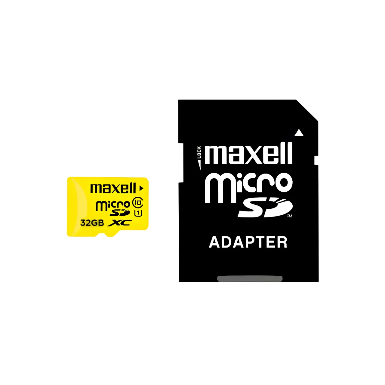 Memoria MicroSD Maxell 32GB Clase 10 con Adaptador SD